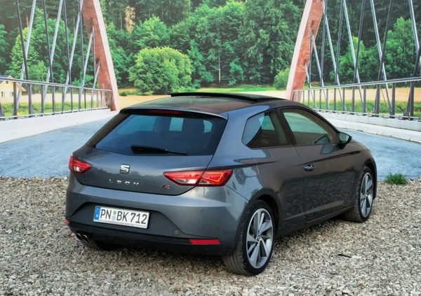Seat Leon cena 40900 przebieg: 190000, rok produkcji 2013 z Wyrzysk małe 562
